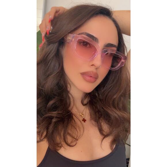 NEW Gucci GG1558SK Transparent Pink Sunglasses main image 5